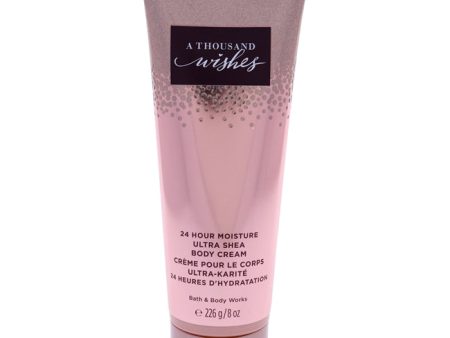 Bath and Body Works A Thousand Wishes Ultra Shea Body Cream by Bath and Body Works for Women - 8 oz Body Cream Online Hot Sale