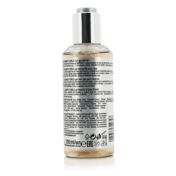 Schwarzkopf Osis+ Bouncy Curls Curl Gel with Oil (Strong Control)  200ml 6.75oz Online now