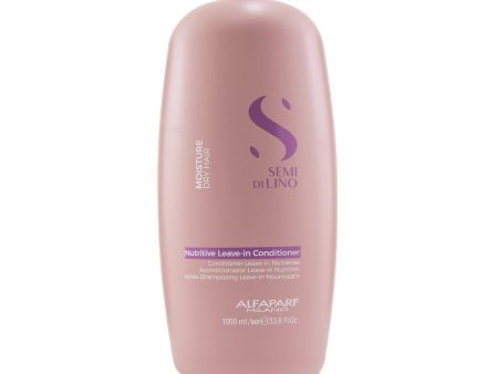 AlfaParf Semi Di Lino Moisture Nutritive Leave-in Conditioner (Dry Hair)  1000ml 33.8oz For Discount