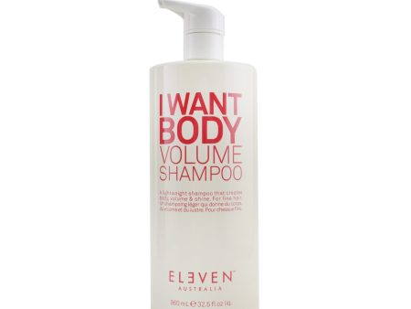 Eleven Australia I Want Body Volume Shampoo  960ml 32.5oz Online now