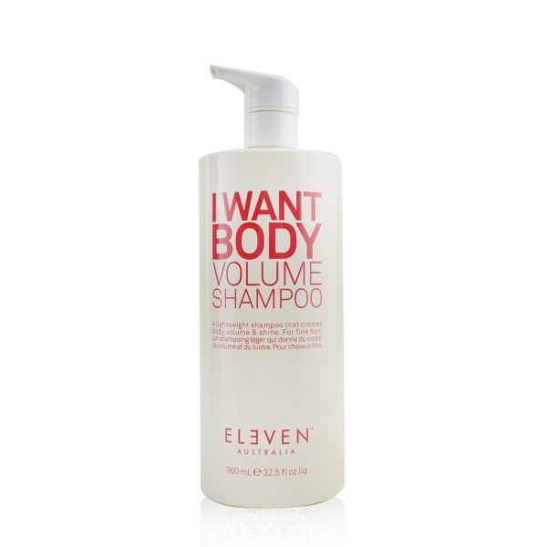 Eleven Australia I Want Body Volume Shampoo  960ml 32.5oz Online now