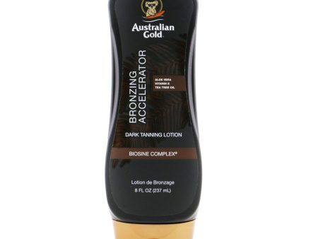 Australian Gold Dark Tanning Accelerator Lotion With Bronzers  237ml 8oz Discount