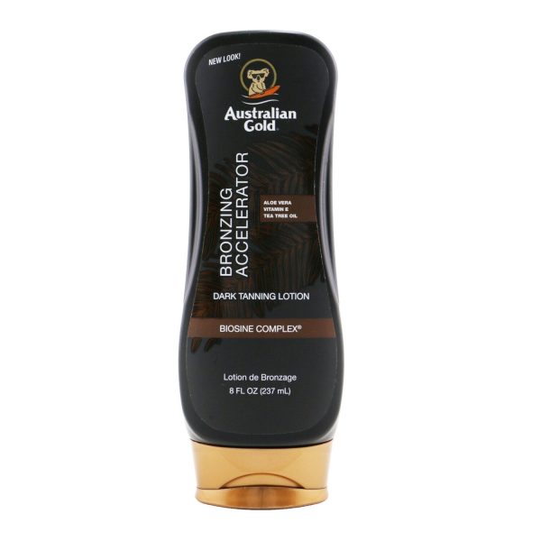 Australian Gold Dark Tanning Accelerator Lotion With Bronzers  237ml 8oz Discount