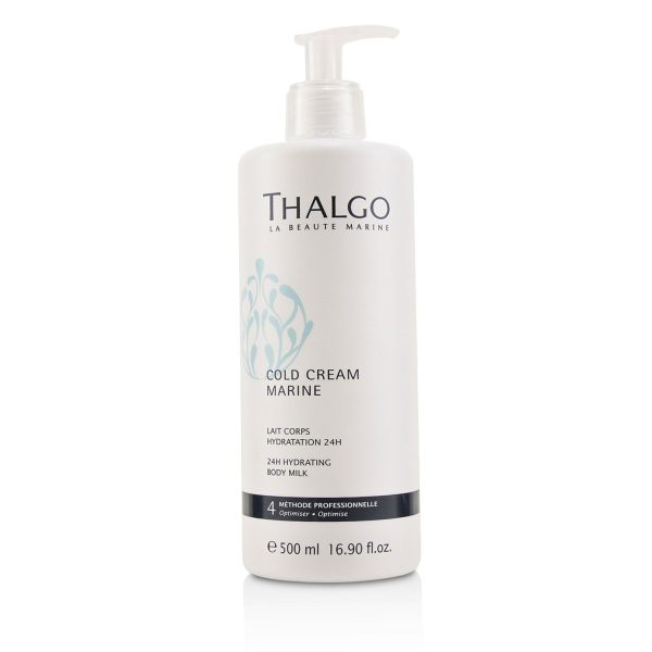 Thalgo Cold Cream Marine 24H Hydrating Body Milk - For Dry, Sensitive Skin (Salon Size)  500ml 16.90oz Online Hot Sale