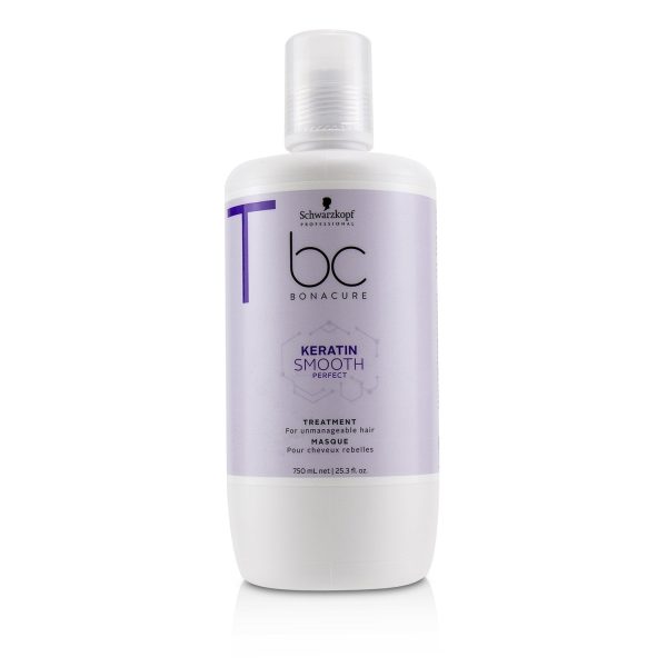 Schwarzkopf BC Bonacure Keratin Smooth Perfect Treatment (For Unmanageable Hair)  750ml 25.3oz on Sale