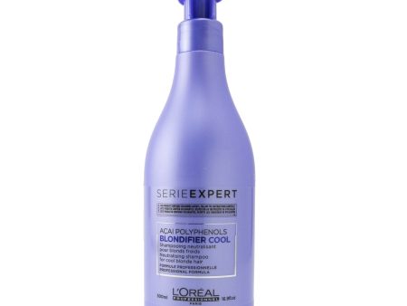 L Oreal Professionnel Serie Expert - Blondifier Cool Acai Polyphenols Neutralising Shampoo (For Cool Blonde Hair)  500ml 16.9oz For Discount