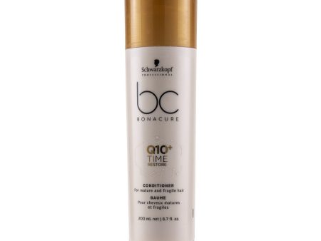 Schwarzkopf BC Bonacure Q10+ Time Restore Conditioner (For Mature and Fragile Hair)  200ml 6.7oz Hot on Sale