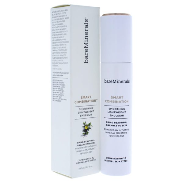 bareMinerals Smart Combination Smoothing Lightweight Emulsion by bareMinerals for Unisex - 1.7 oz Moisturizer Hot on Sale