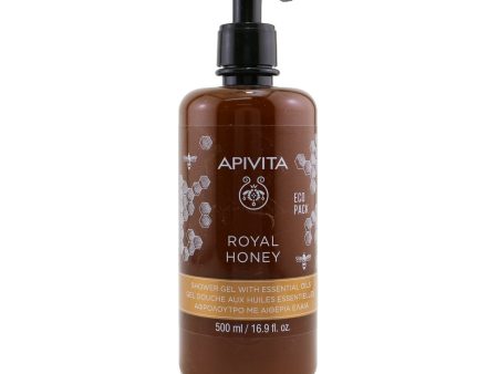 Apivita Royal Honey Creamy Shower Gel With Essential Oils - Ecopack  500ml 16.9oz Sale