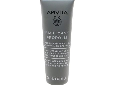 Apivita Black Face Mask with Propolis - Purifying & Oil-Balancing  50ml 1.69oz Sale