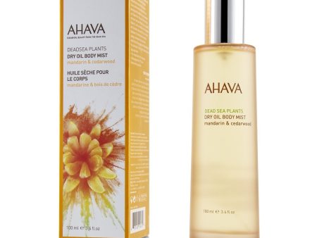 Ahava Deadsea Plants Dry Oil Body Mist - Mandarin & Cedarwood  100ml 3.4oz Online Hot Sale