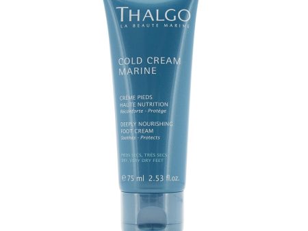 Thalgo Cold Cream Marine Deeply Nourishing Foot Cream - For Dry, Very Dry Feet  75ml 2.53oz For Sale